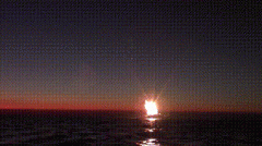 俄军口径导弹海上4枚连射画面曝光（俄罗斯发射四枚潜射导弹）