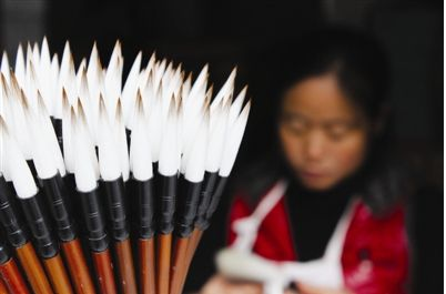 “宣笔”成功注册中国地理标志商标 年产值近三千万