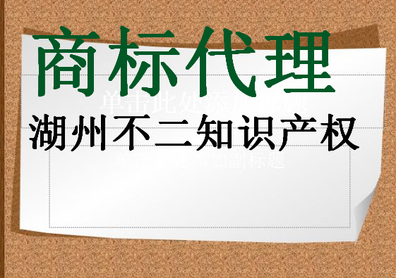 湖州不二知识产权代理有限公司