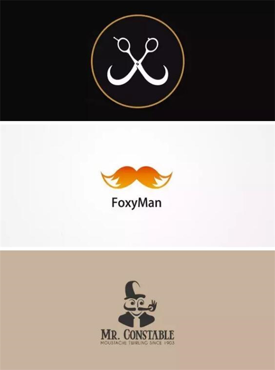 胡子元素商标设计作品赏析