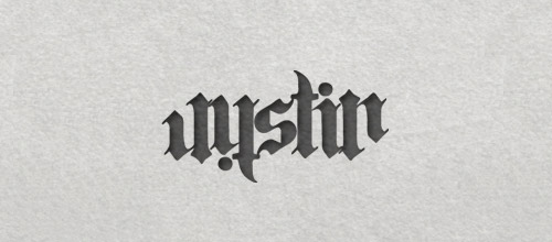 40个好看的英文字体商标造型设计欣赏