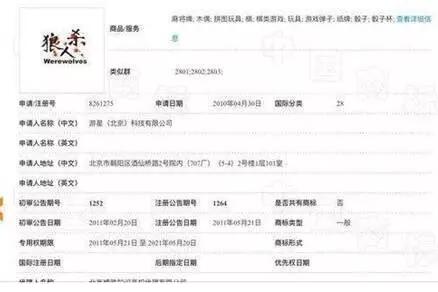 “狼人杀”游戏火爆背后的商标权之争