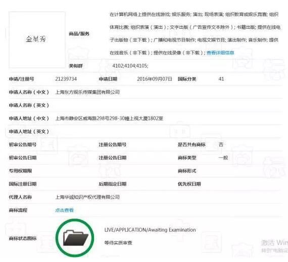 通过商标布局，金星或将重回《金星秀》