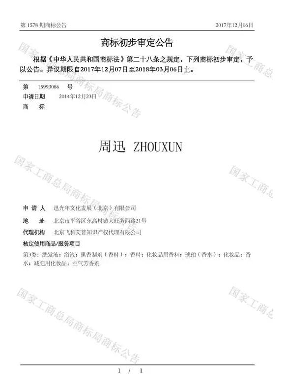 从商标公告，找取名灵感