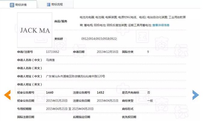 马云强势商标维权,“Jack MA”商标遭遇无效宣告! 马云强势商标维权,“Jack MA”商标遭遇无效宣告!