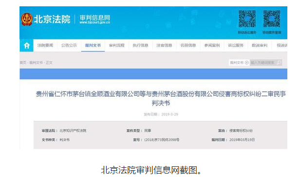 “飞天茅台酒”侵权诉讼案落锤:贵州茅台胜诉! “飞天茅台酒”侵权诉讼案落锤:贵州茅台胜诉!