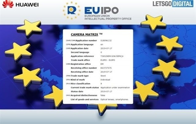 华为新商标曝光，荣耀V30拍摄将有变化？